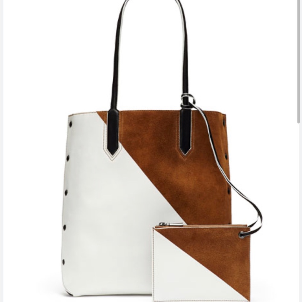 Elizabeth & James
Scott Two-Tone Tote Bag, Coco